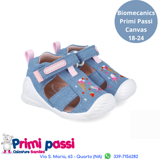 Ragnetto Primi Passi Biomecanics Jeansato Gelato