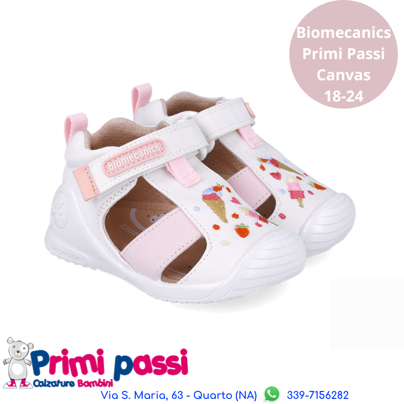 Ragnetto Primi Passi Biomecanics Bianco Gelato