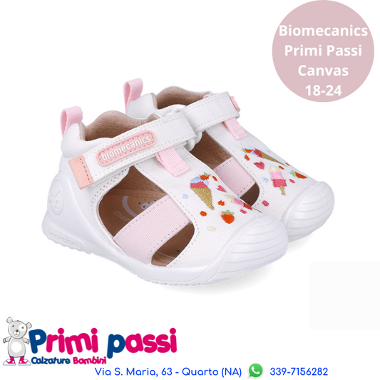 Ragnetto Primi Passi Biomecanics Bianco Gelato