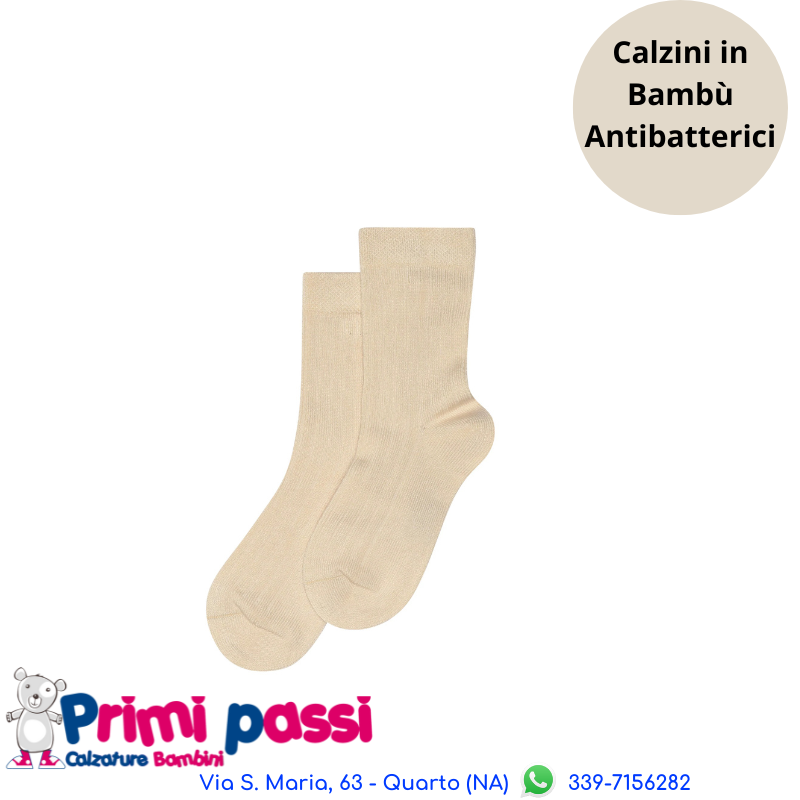 Minipop - Calzini Bambù Off White