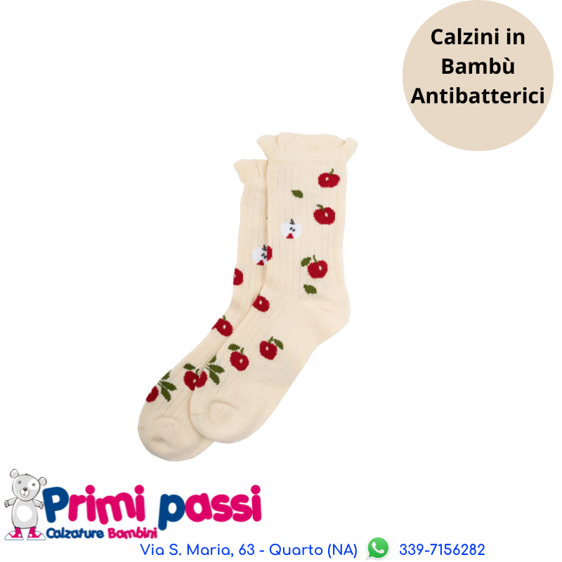 Minipop - Calzini Bambù Fantasia Mela