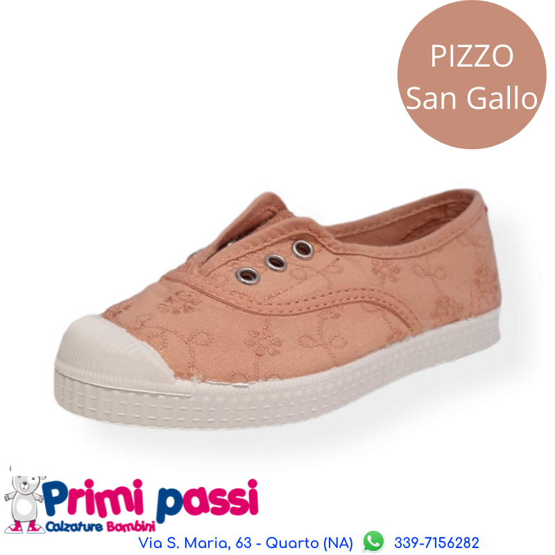 Sneakers Tela Maquilaje Pizzo Primi Passi Calzature Bambini