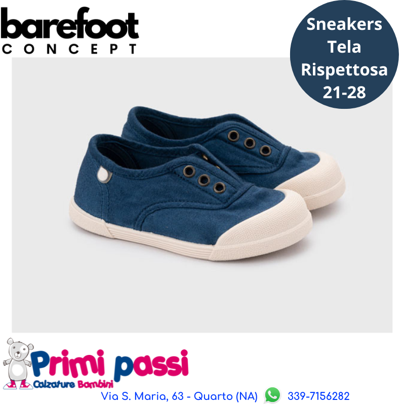 Igor Sneakers Tela Barefoot Concept Marino - Main Image