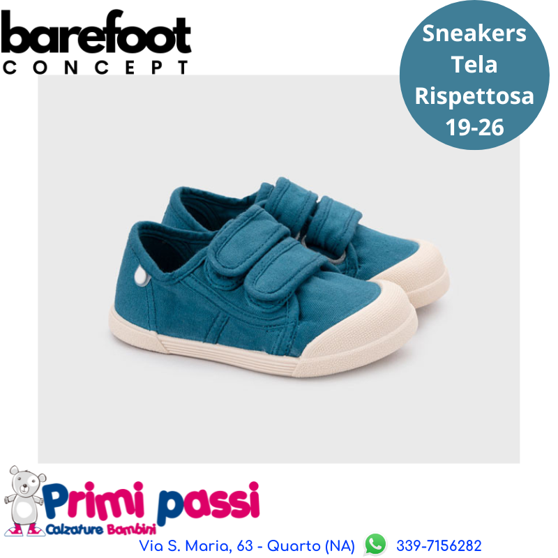 Sneakers Tela Igor Barefoot Concept - Petroleo