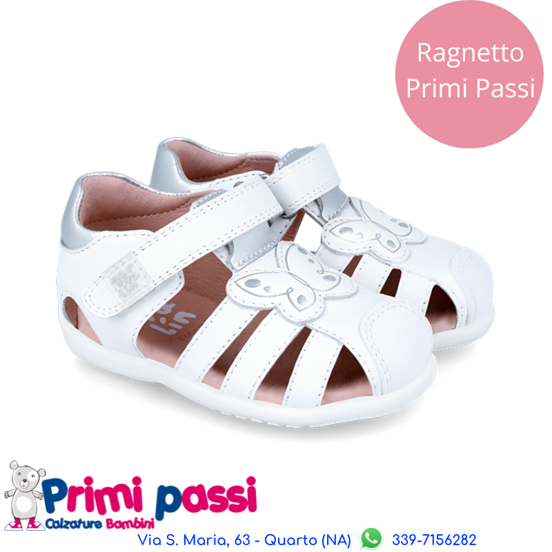 Ragnetto Primi Passi Bianco Farfalla