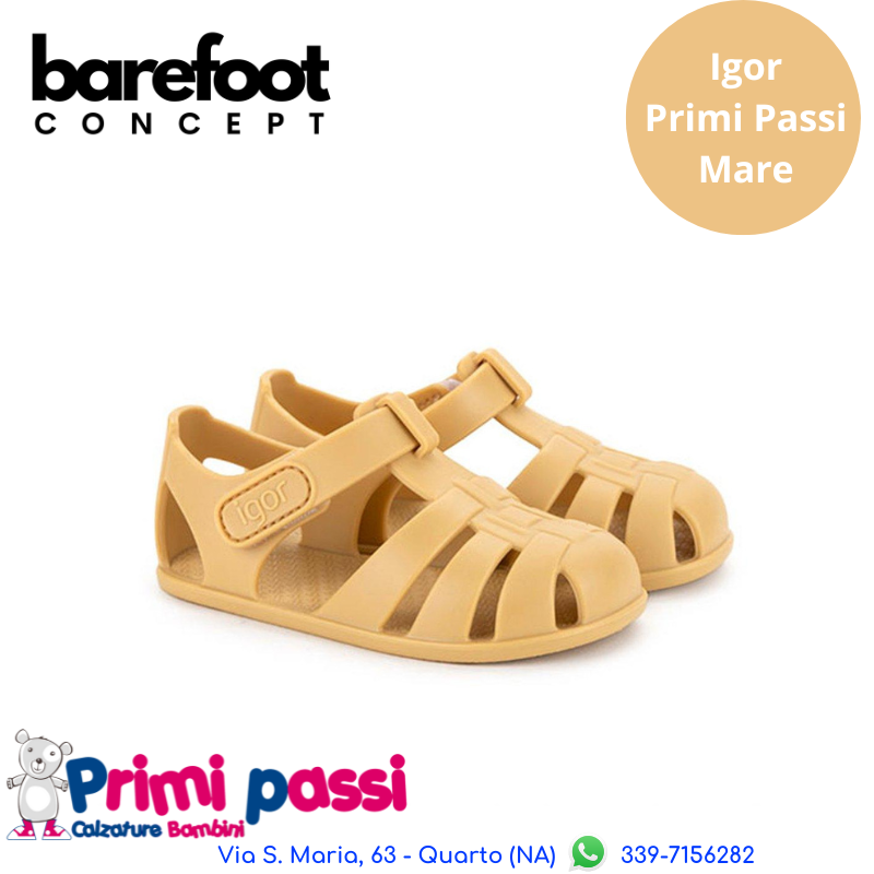 Nemo Sandali Gomma Igor Barefoot Senape - Main Image