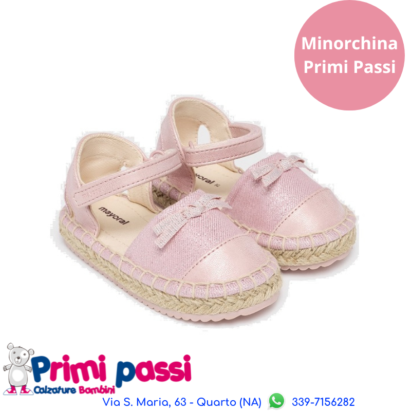 Espadrilas primo passo rosa (19-25)