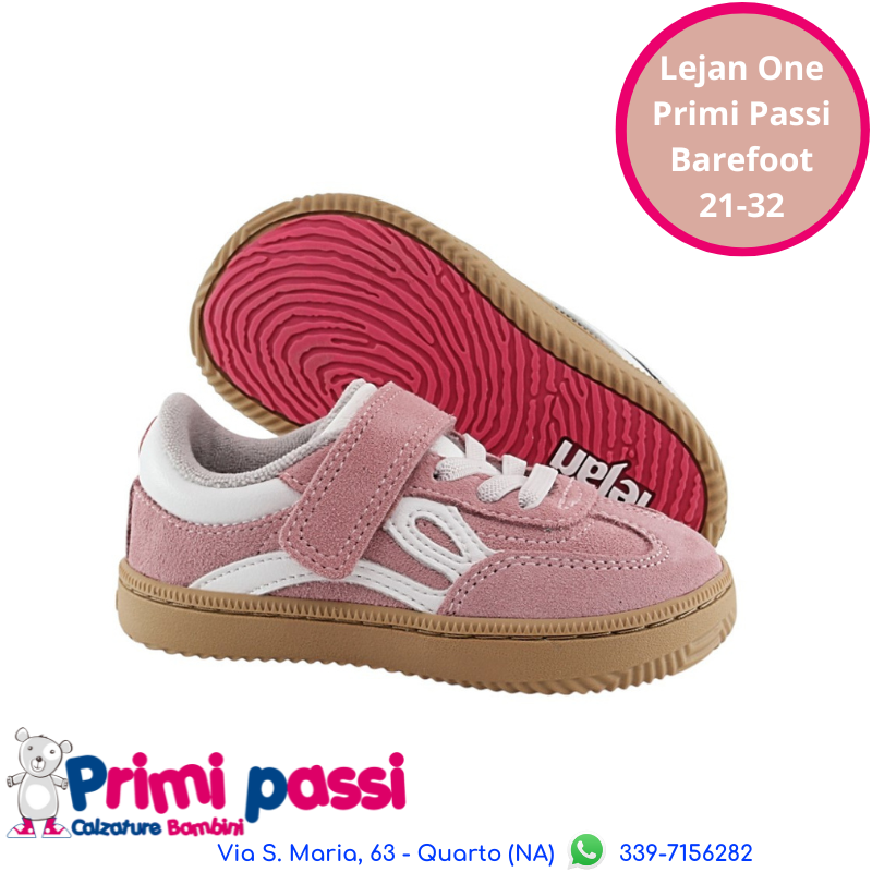 Lejan One Rosa Chiaro - Barefoot per bambini