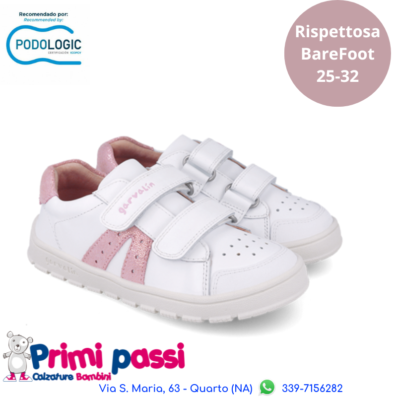 Sportiva "Rispettosa" Bianca/Rosa 25-32