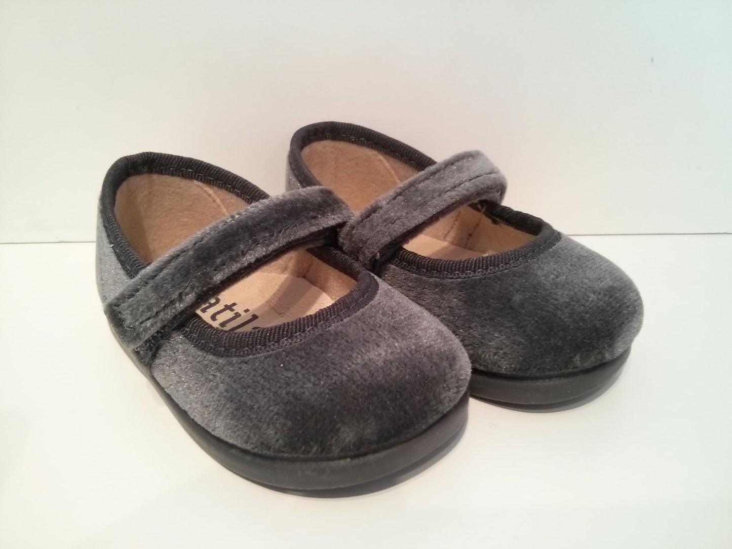 Gray Velvet Ballerina