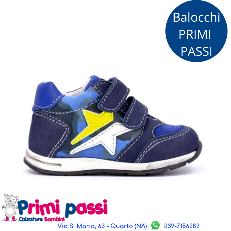 Over Primi Passi Militare Blu