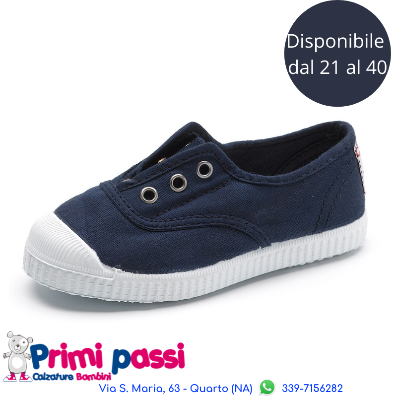 Sneakers Tela - Blu Intenso