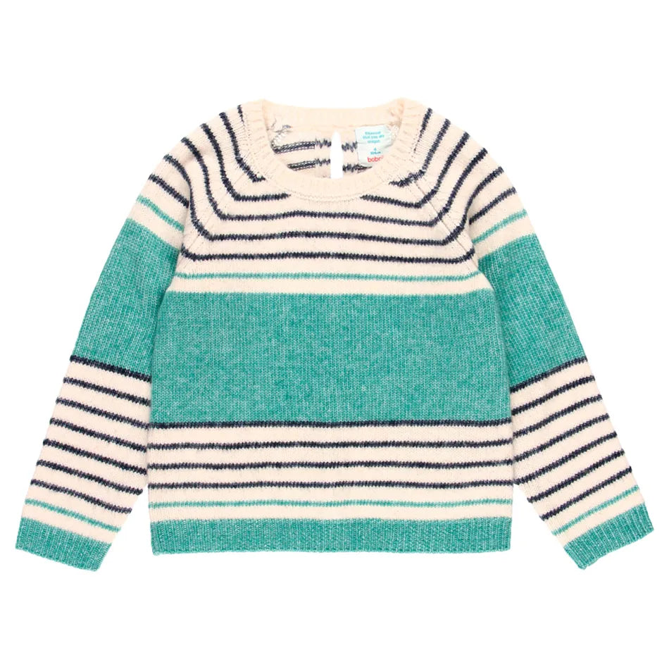 Girl's Striped Sweater (6-7-8A)