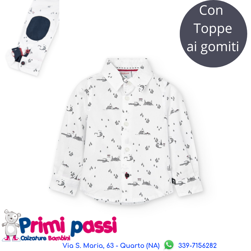 Camicia con Toppe Maschietto 18M-6A – Primi Passi Calzature Bambini