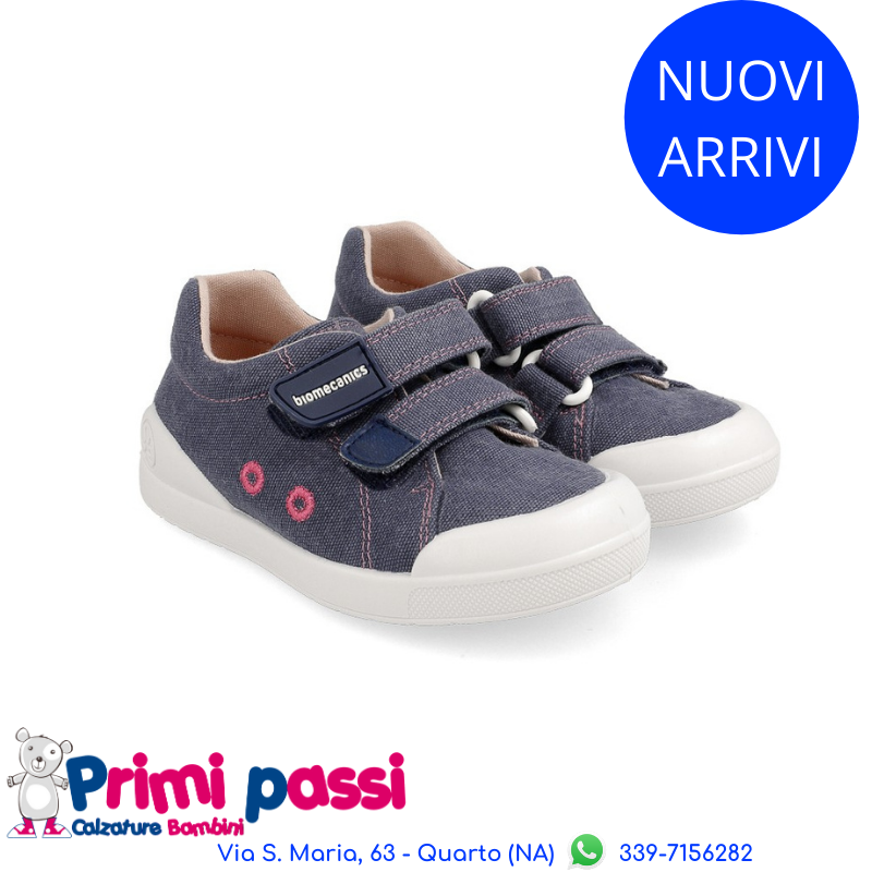 BioEvolution Canvas Sneakers Blue/fuchsia