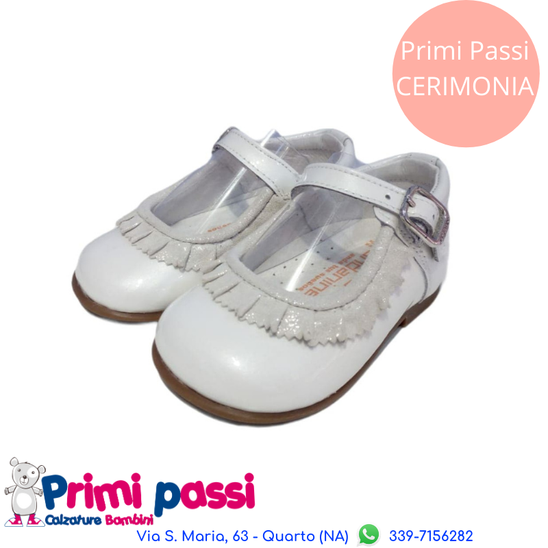 Ballerina Bianco/Perla lucida (19-26)