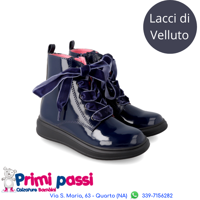 Shiny BLUE amphibian with velvet laces