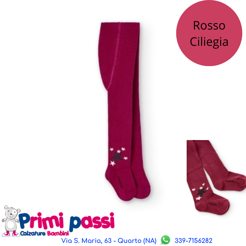Completo Quadri Ciliegia + Calzamaglia abbinata 3A - 6A