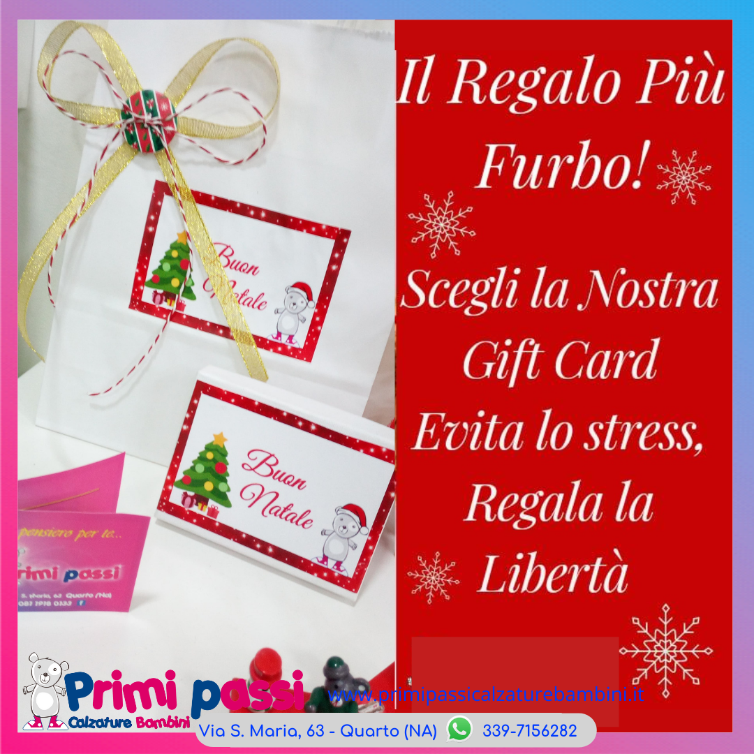 Carta Regalo Primi Passi Calzature