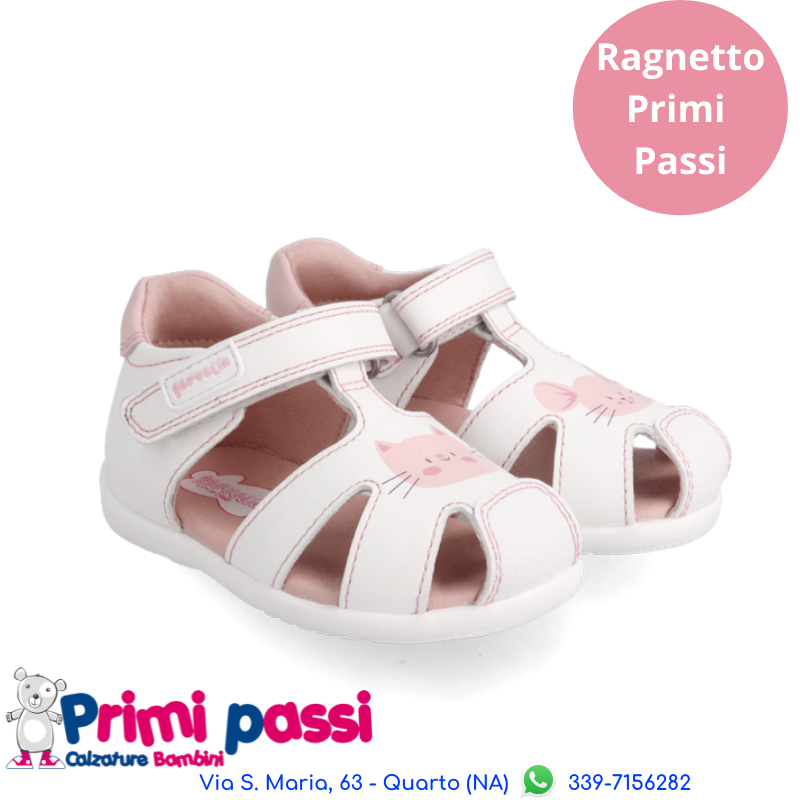 Ragnetto Primi Passi Bianco Topino