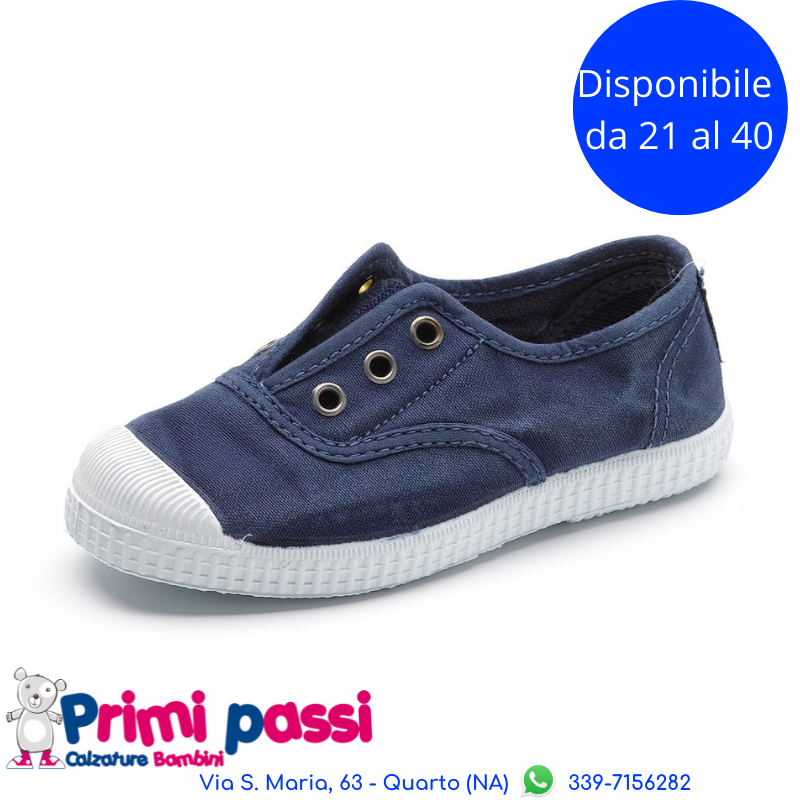 Sneakers Tela - Blu slavato