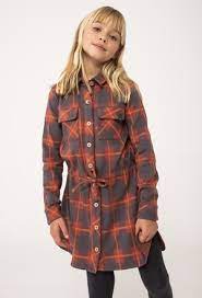 Completo Vestito Quadri Bambina + Calzamaglia (7A-10A)