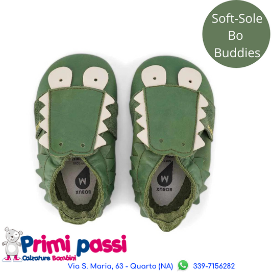 Soft Sole Green Crocodile