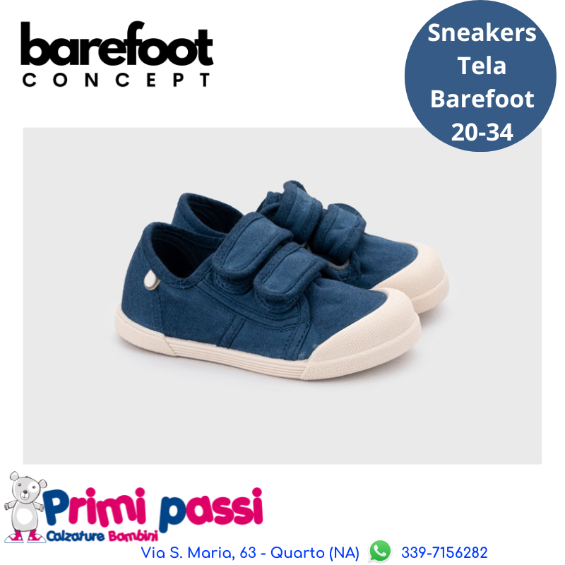 Sneakers Tela Igor Barefoot Concept - Marino