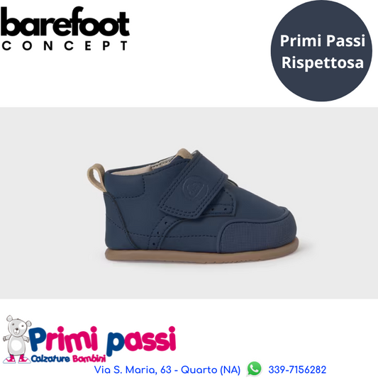 First Steps Sports Shoe "BareFoot" Navy