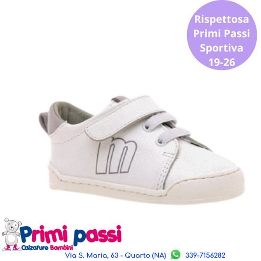 Sportiva Primi Passi BareFoot Bianca/Malva