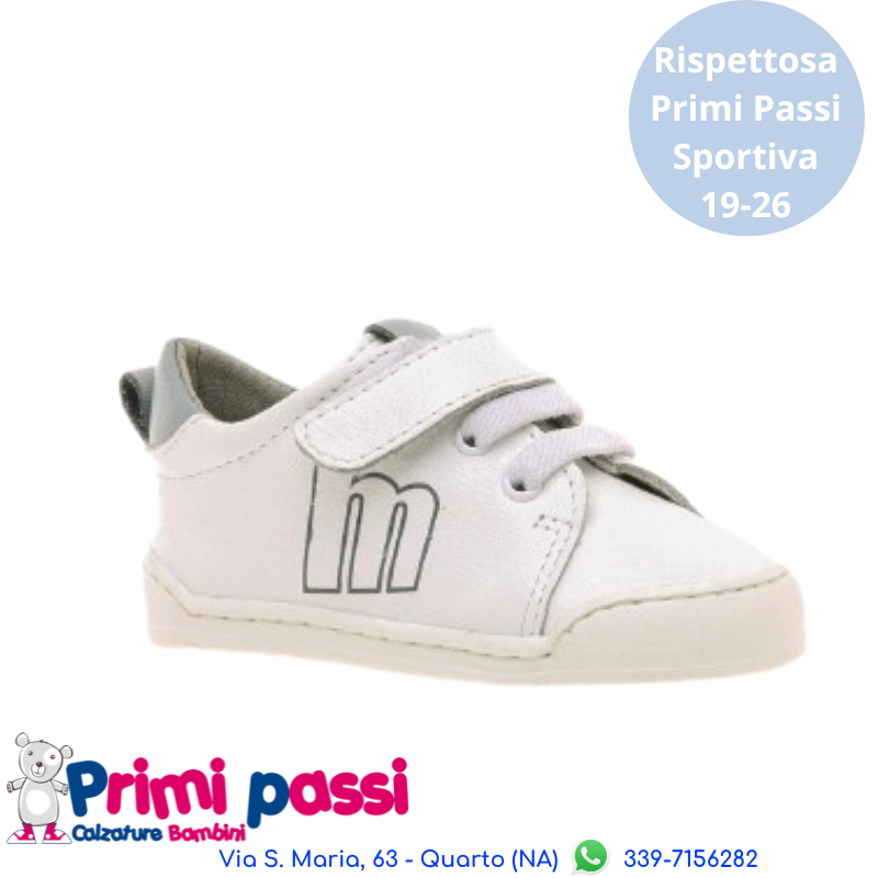 Sportiva Primi Passi BareFoot Bianca/Celeste