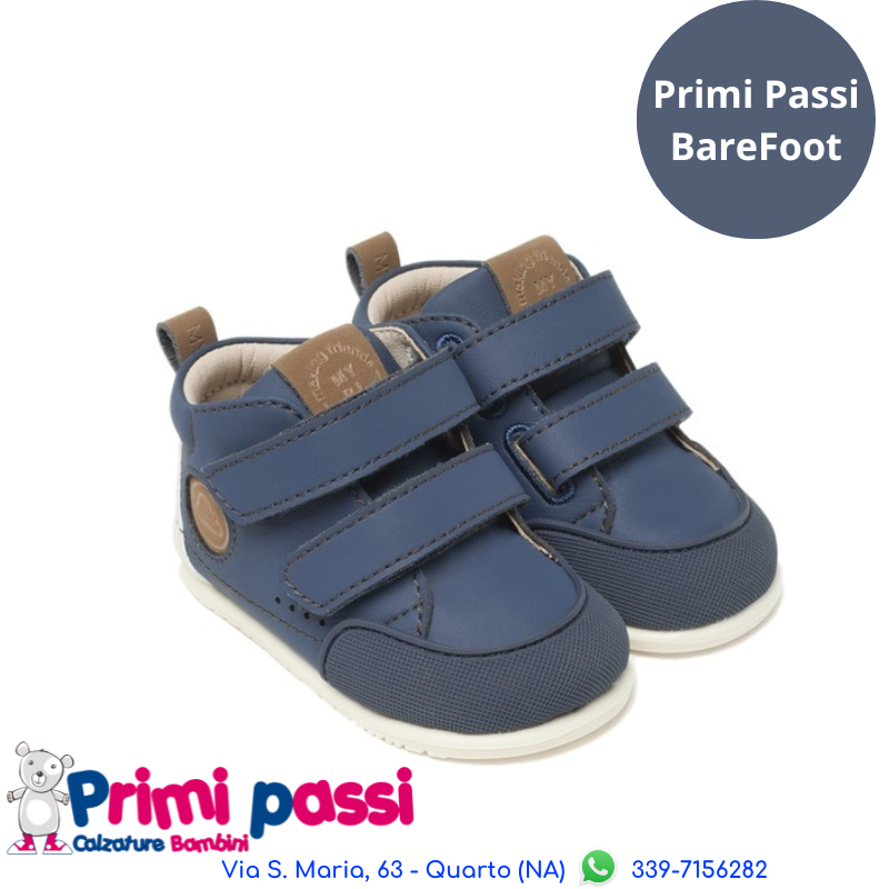 First Steps Sports Shoe "BareFoot" Navy