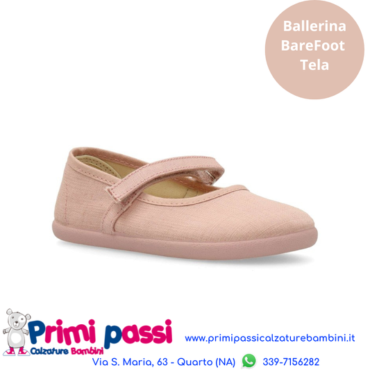 White Pique Bow Ballerina