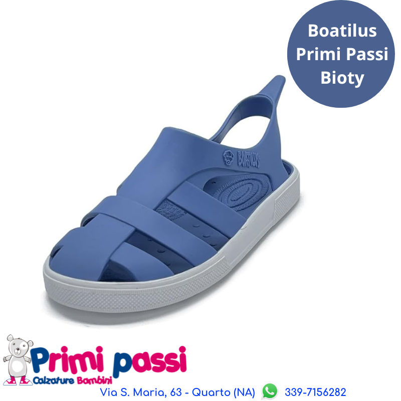 Boatilus Sandalo Bioty jeans-bianco
