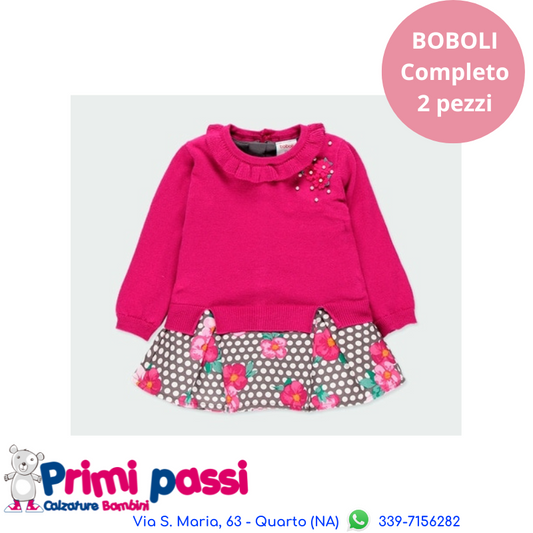 Vestito Combinato gonna voulant 2Anni