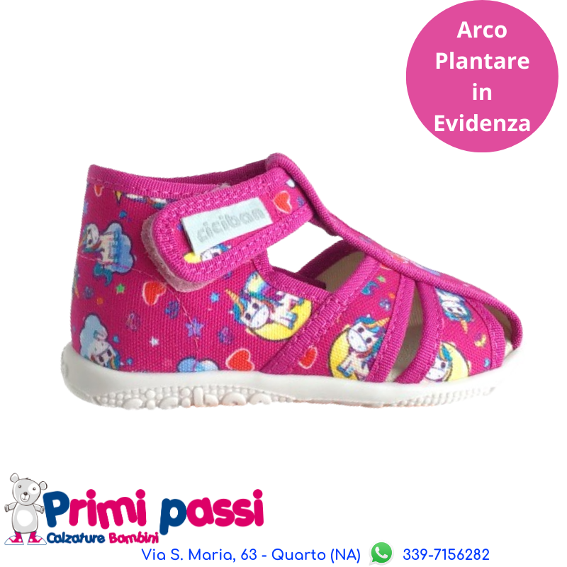 Pantofolina Ciciban Ragnetto Unicorno