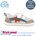 Sneakers Tela BareFoot Beige/Bianco/Marino