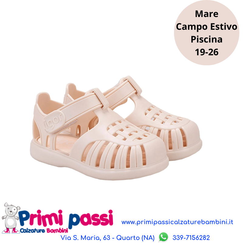 Tobby IGOR Avorio - Sandaletto mare piscina