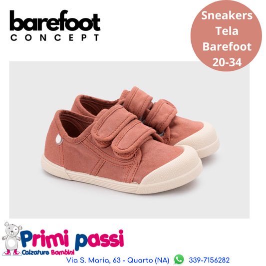 Sneakers Tela Igor Barefoot Concept - Terracotta