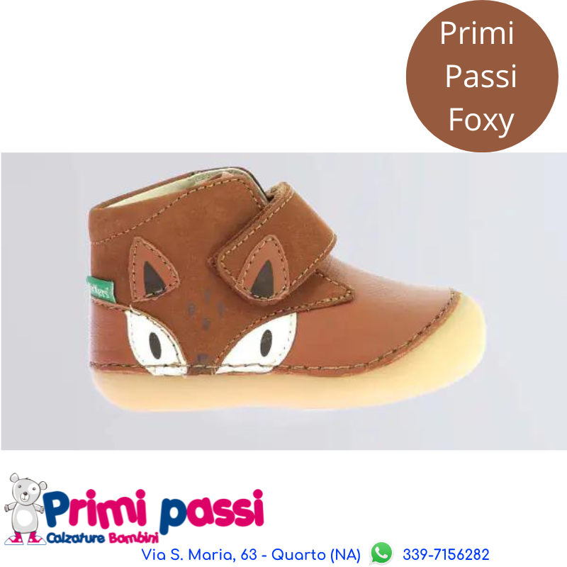 Scarponcino primi passi Foxy marrone