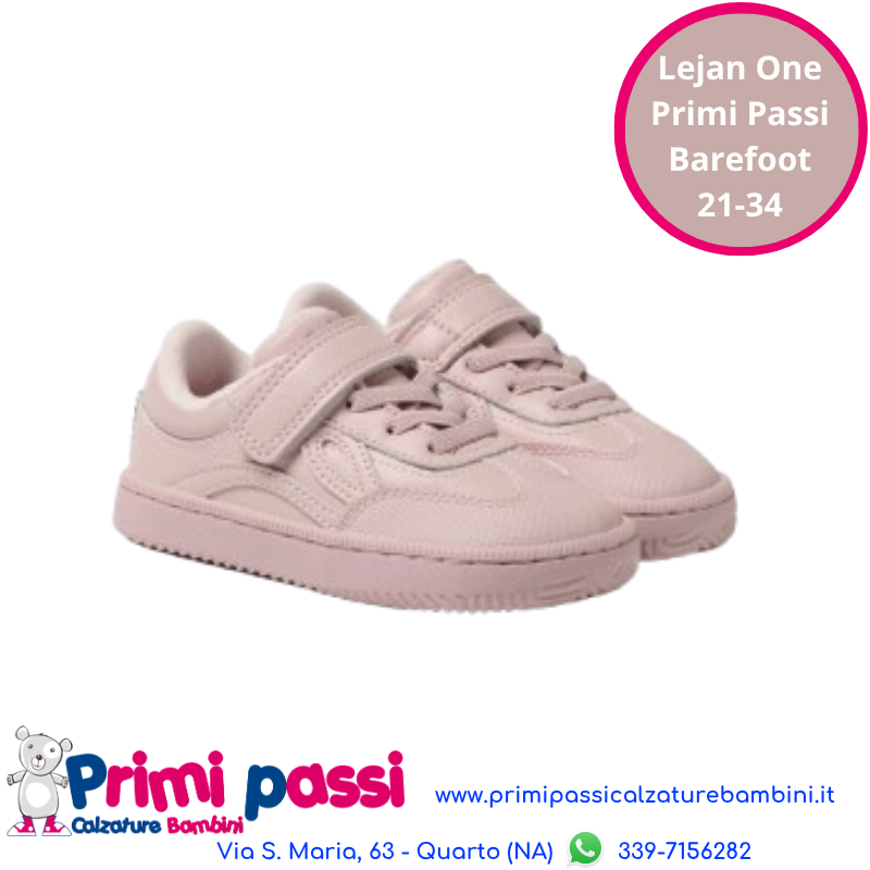 Lejan One Weeksday Pink - Barefoot per bambini