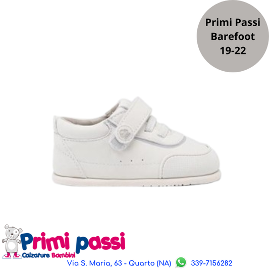 Primi Passi sneakers Barefoot Bianco