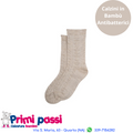 Minipop - Calzini Bambù Spigato Off Bianco