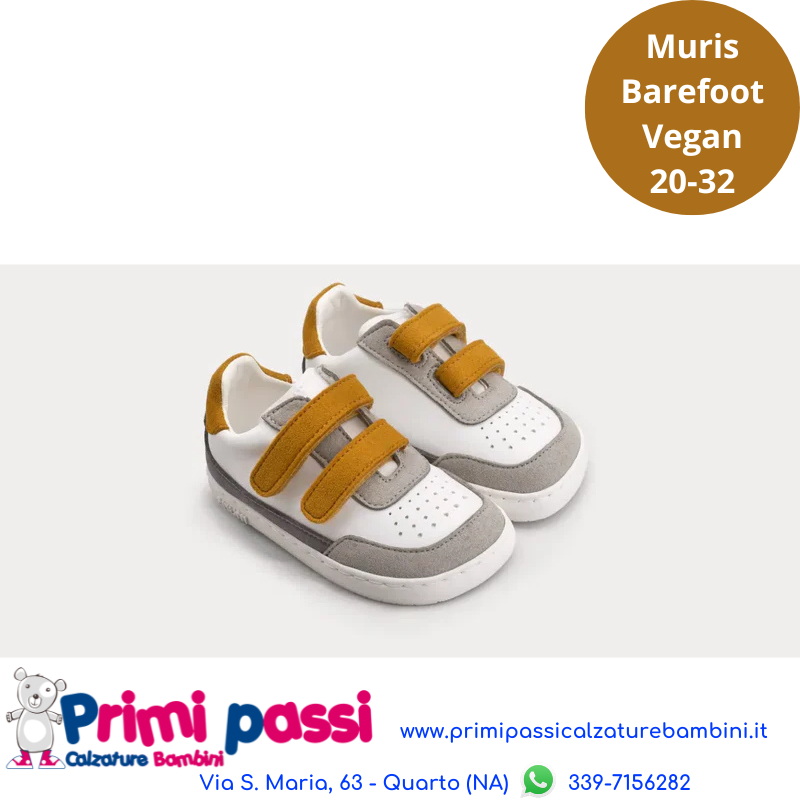 Muris Petra Mostarda - Barefoot e Vegan per bambini