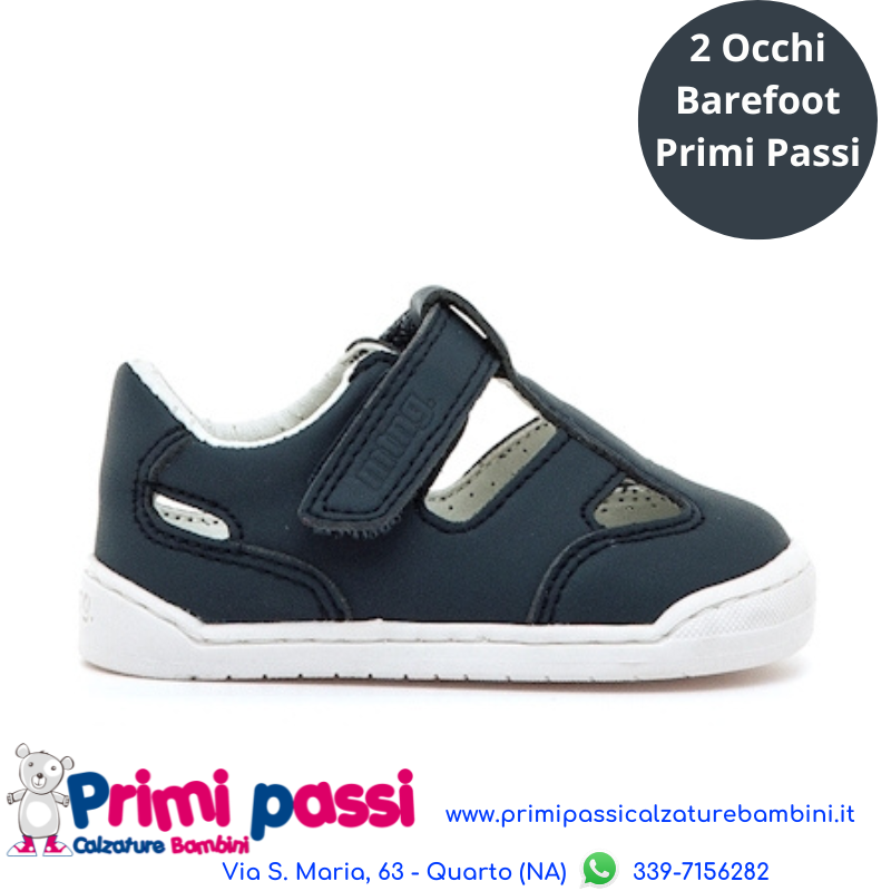 Primi Passi 2 Occhi BareFoot Navy