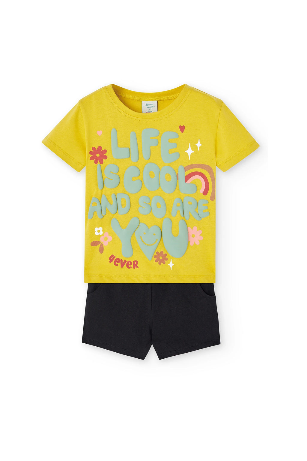 Completo Maglietta e Short Nero (6A - 10A)