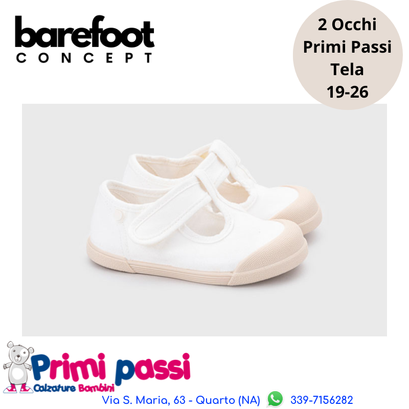 Pepito Igor Tela Barefoot - Bianco