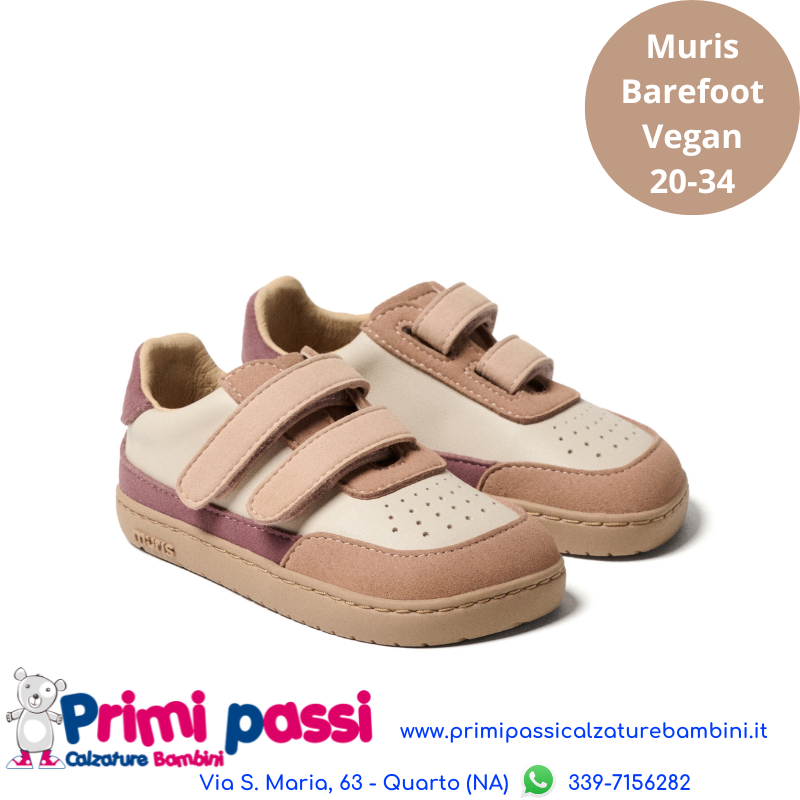 Muris Petra Pink - Barefoot e Vegan per bambini