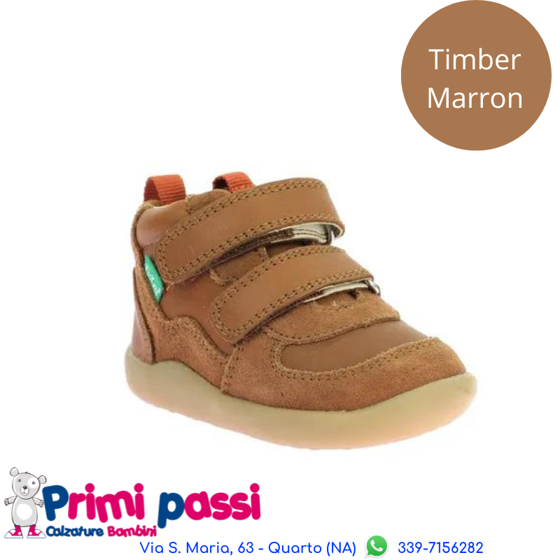 Sneakers Alta primi passi Marron