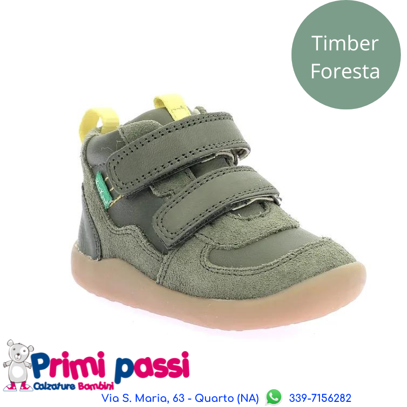 Sneakers Alta primi passi Foresta